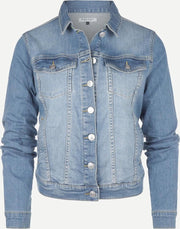 Steppin' Out Vrouwen Penny Jacket Blauw Katoen Maat: 36