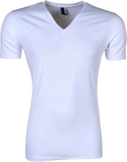 Gamberro Heren - T-shirt - V-hals - Wit