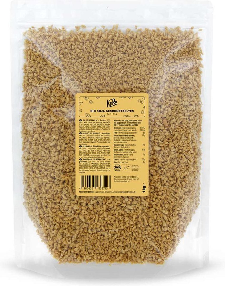 KoRo | Biologische gesneden soja fijn | 1 kg