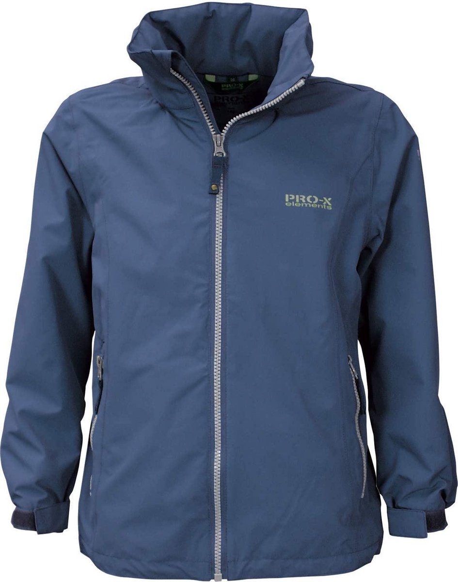 Pro-x Elements Regenjas Finn Junior Polyester Navy Maat 152