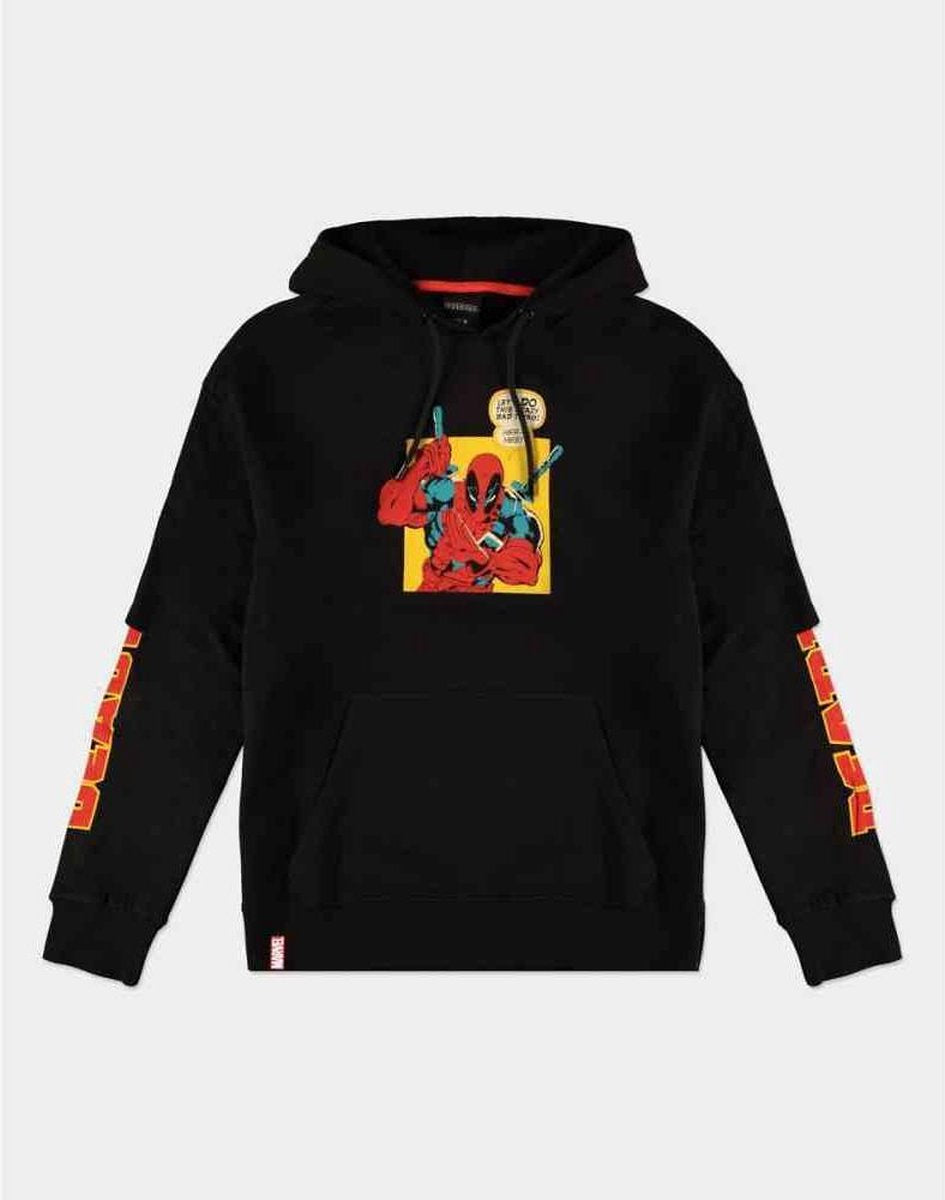 Marvel Deadpool Hoodie/trui -S- Crazy Bad Things Zwart