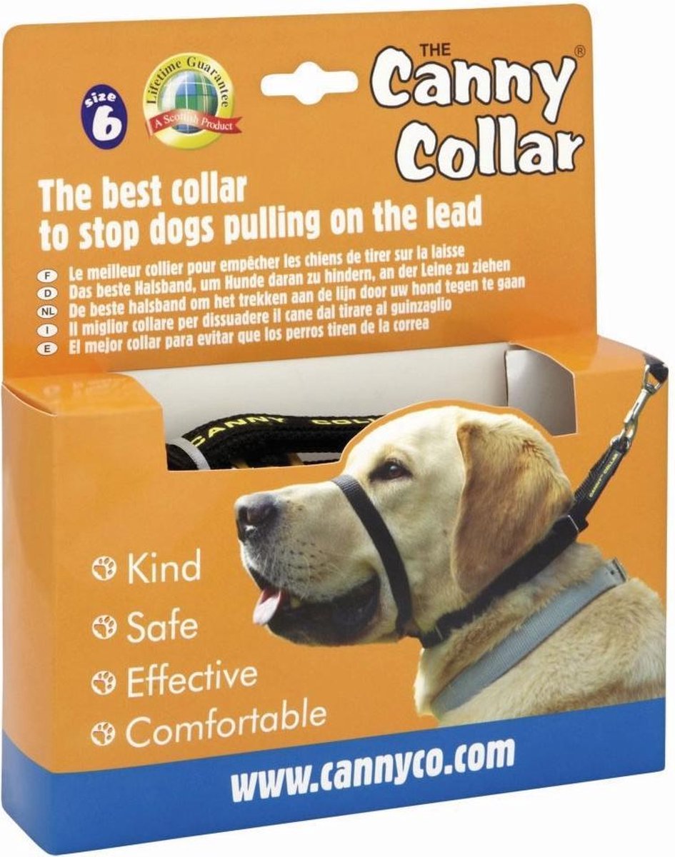 Canny Collar Zwart NR 6 48-53 cm