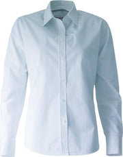 MOOI! Company - Dames Blouse - Frederique - 100% Katoen - Kleur Light Blue - Maat XXL