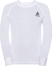 Odlo BL TOP Crew neck l/s ACTIVE WARM ECO KID White - Maat 140