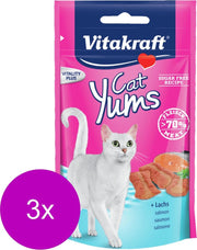 Vitakraft Cat Yums - Kat - Snack - Zalm - 3 x 40 gr