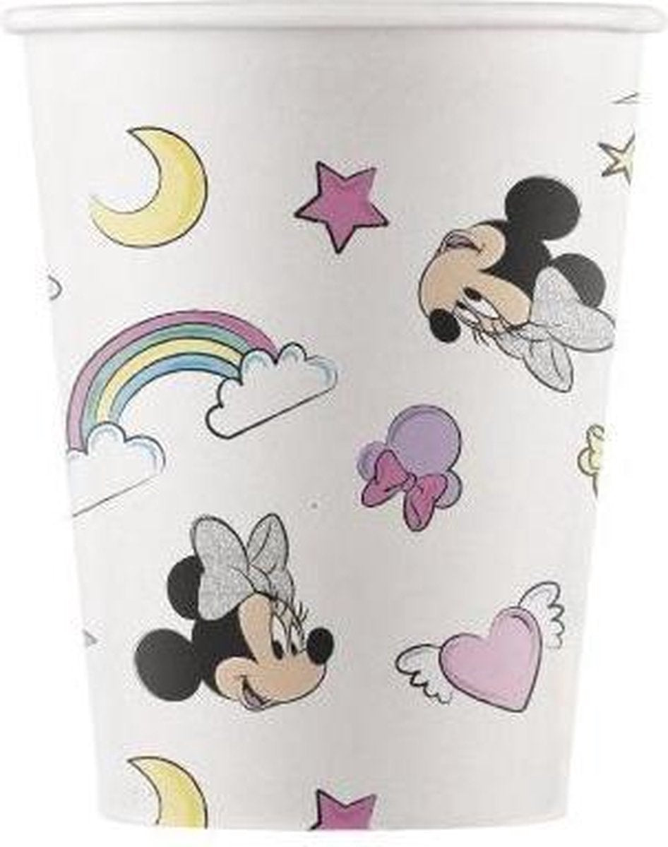 Procos Feestbekers Minnie Unicorn 200 Ml 8 Stuks