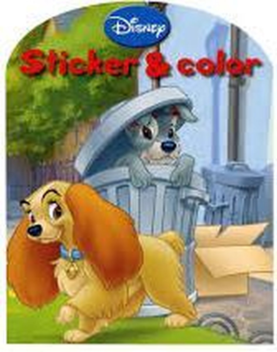 Disney sticker & color boek