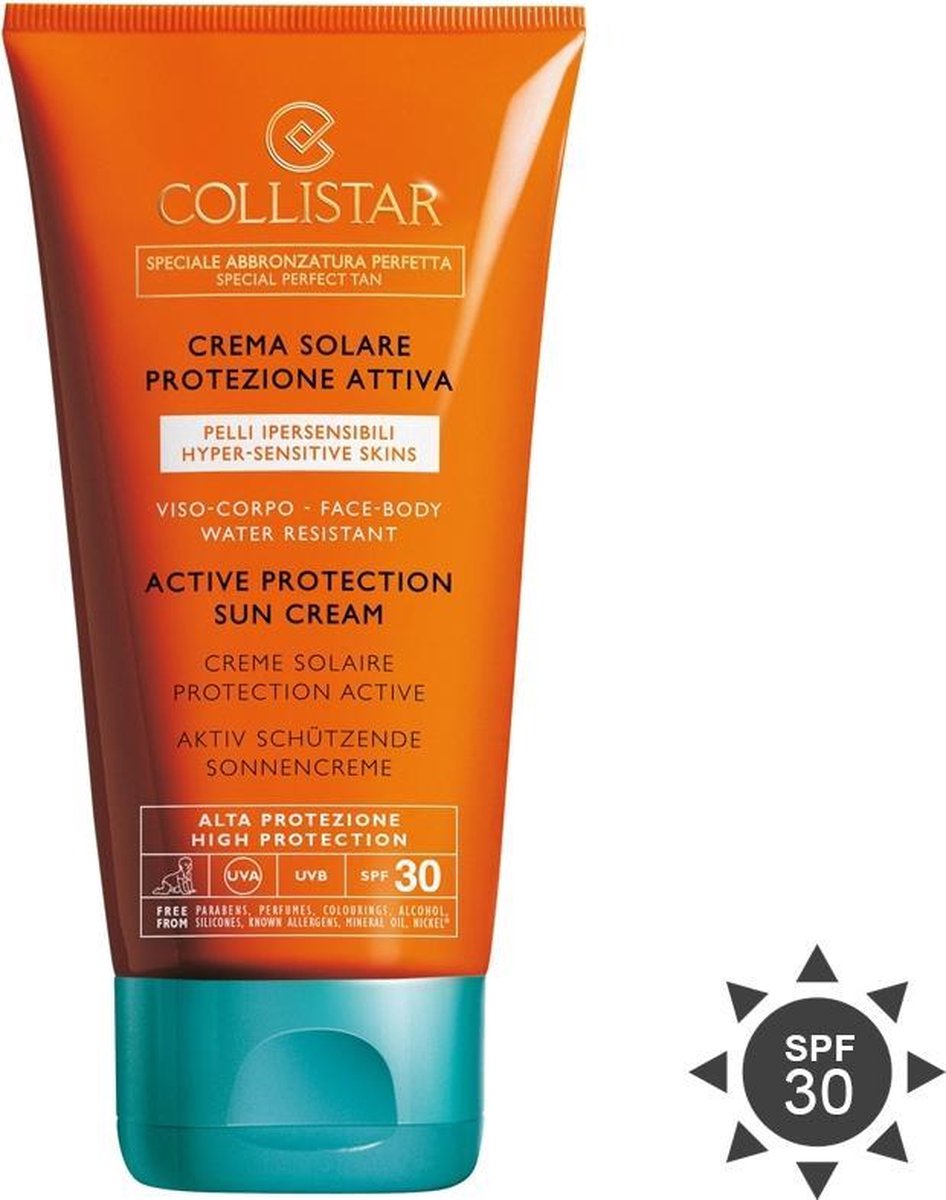Collistar Active Protection Sun Cream Face Body Zonnecrème SPF30 - 150 ml