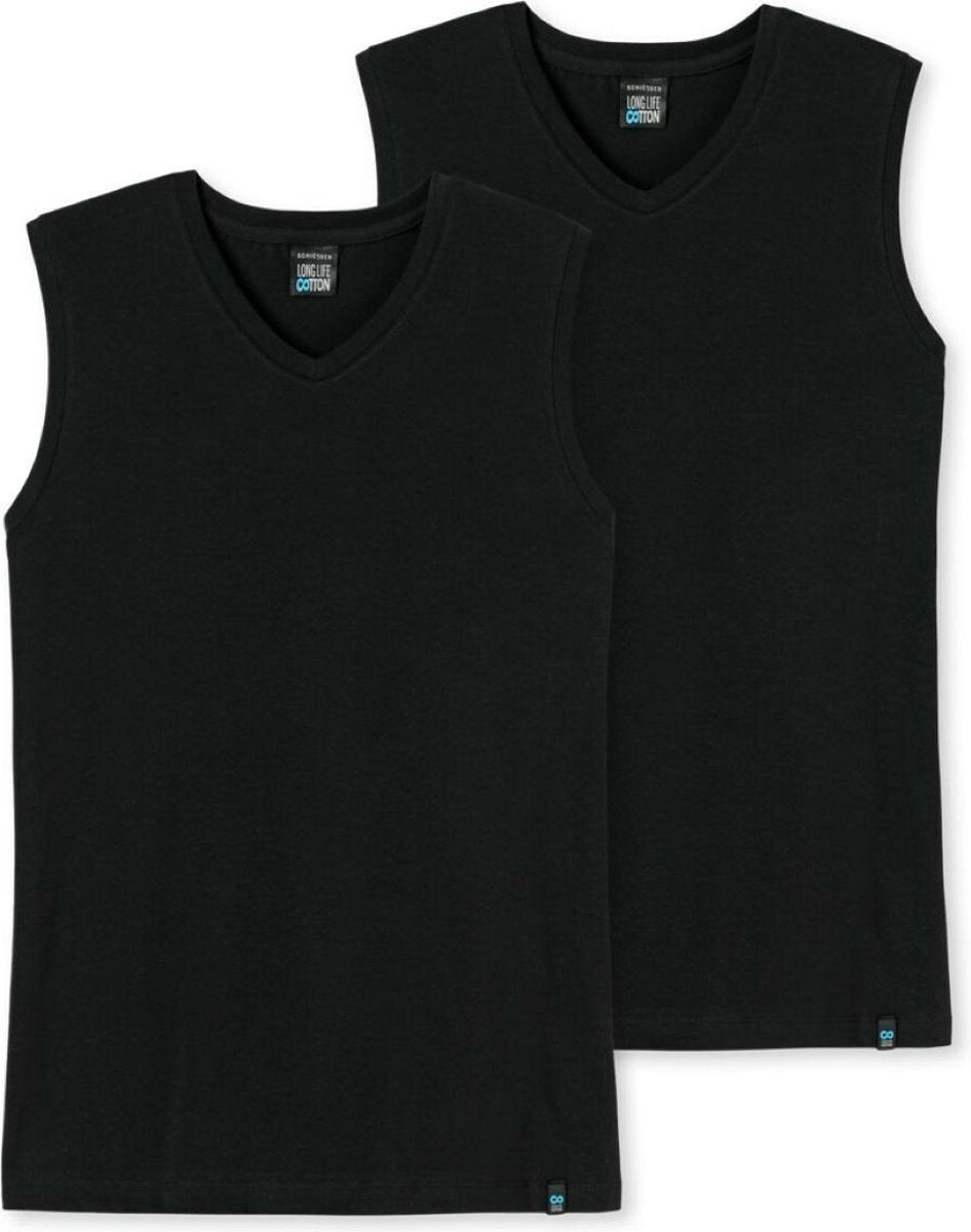 Schiesser tanktop 2 pack Long Life Cotton