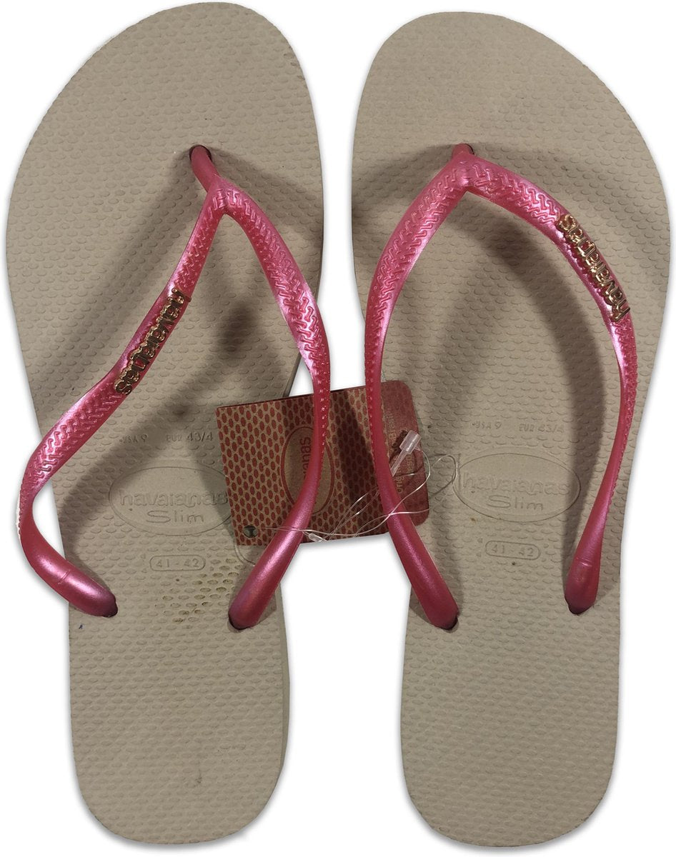 Havaianas - Dames - Slim Fuchsia logo - Maat 43-44