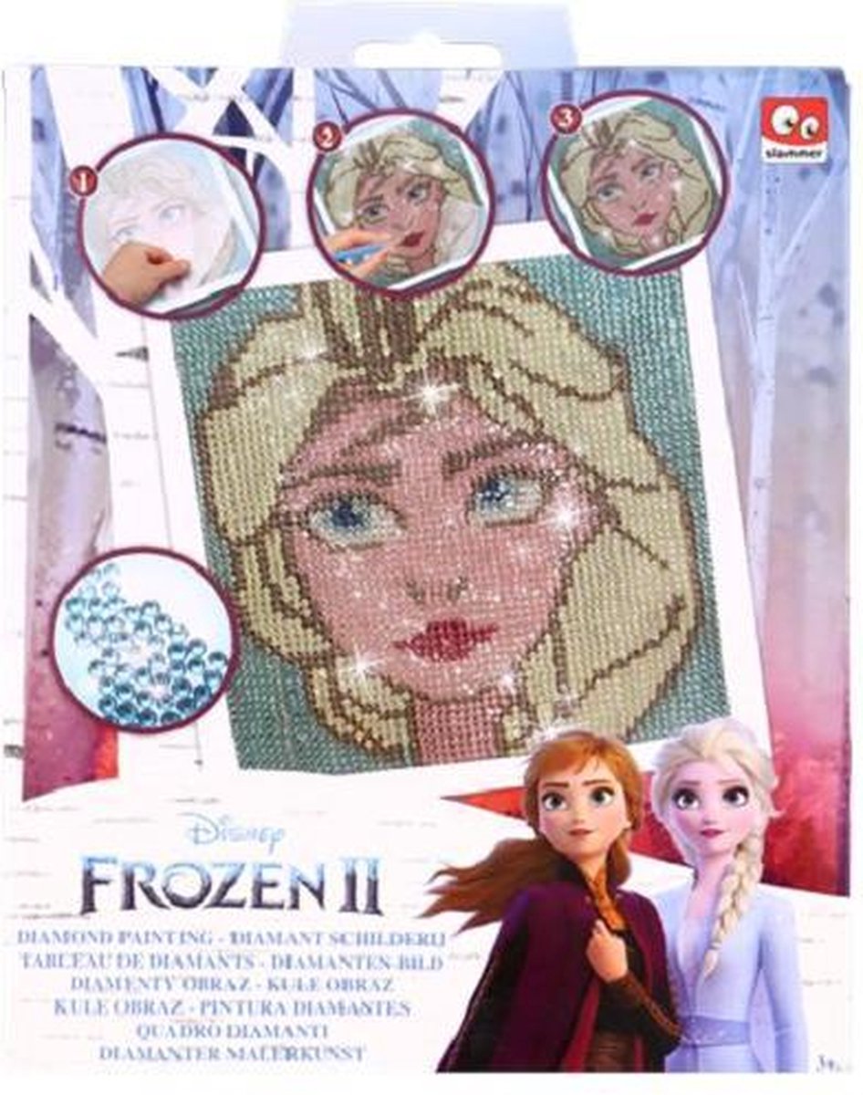 Slammer - DISNEY FROZEN 2 - DIAMOND PAINTING - ELSA - DIAMOND PAINTING VOOR KINDEREN