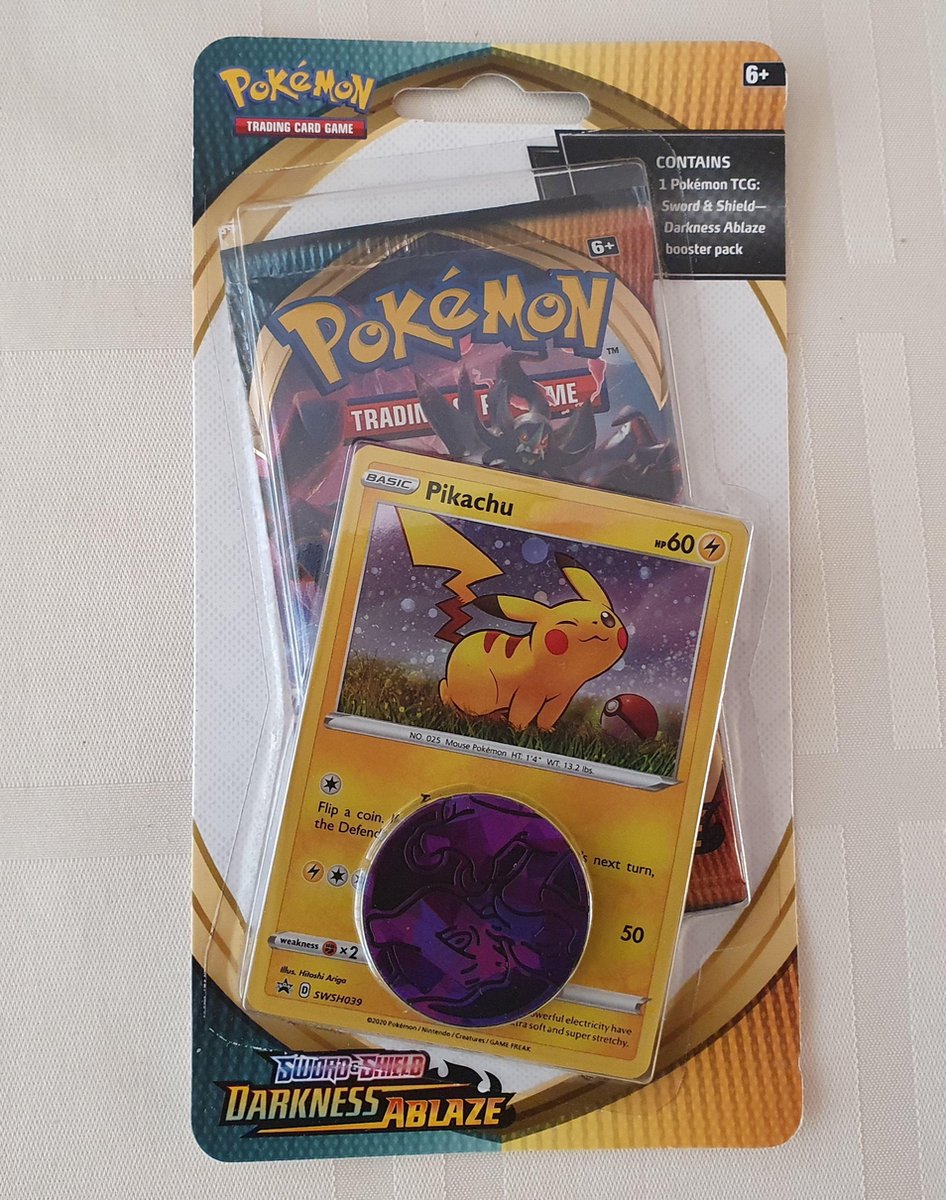 Pokemon Promo Coincard Pikachu