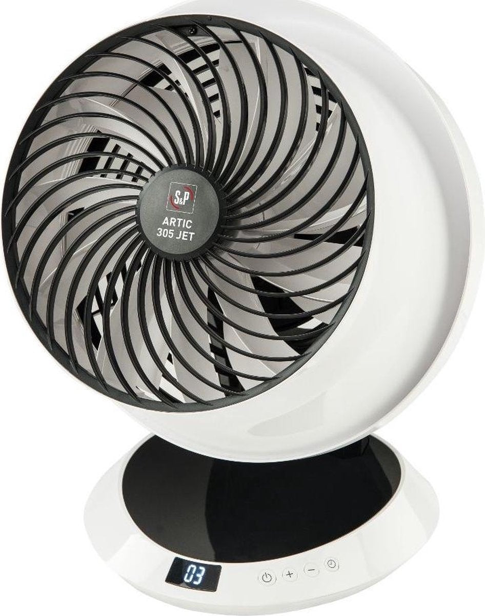 Soler & Palau ARTIC-305 JET ventilator Huishoudelijke ventilator met bladen Zwart