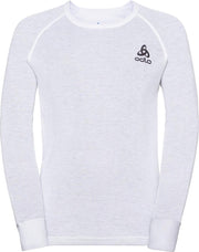 Odlo BL TOP Crew neck l/s ACTIVE WARM ECO KID White - Maat 104