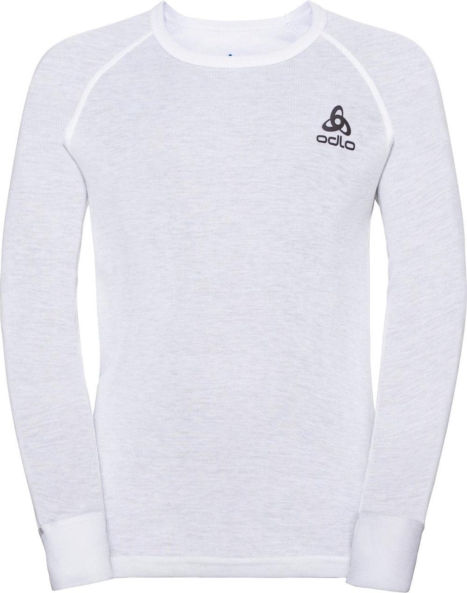 Odlo BL TOP Crew neck l/s ACTIVE WARM ECO KID White - Maat 104