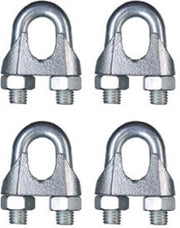 Touwklem Verzinkt voor Ø10-12mm touw - (4 stuks)