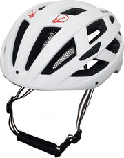Pro Sport Lights Fietshelm met rood achterlicht - Fietsveiligheid - Wit - Large