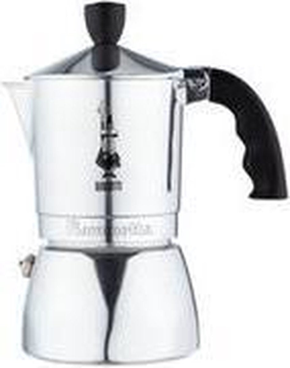Bialetti Percolator - espressomaker - 3 Kops - Fiammetta koffiezetapparaat -Chroom