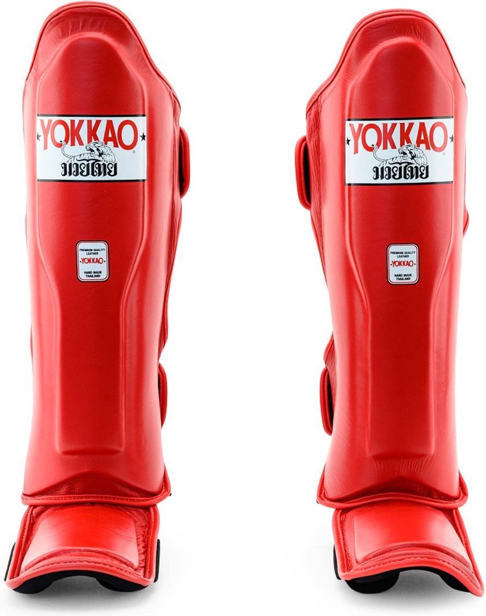 Yokkao Matrix Scheenbeschermers - Leer - Rood - maat L
