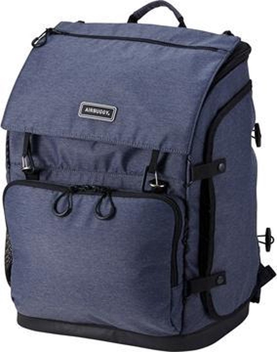 Airbuggy hondentas carrier 3 manieren denim - 31x25x41 cm - 1 stuks