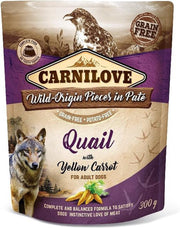 Carnilove Kwartel met gele wortel 1 x 300 gram
