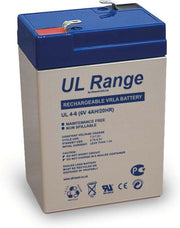 Ultracell 6 Volt 4.5A voor elektrische kinderauto - kindermotor - kinderquad - kindertractor - accuvoertuig