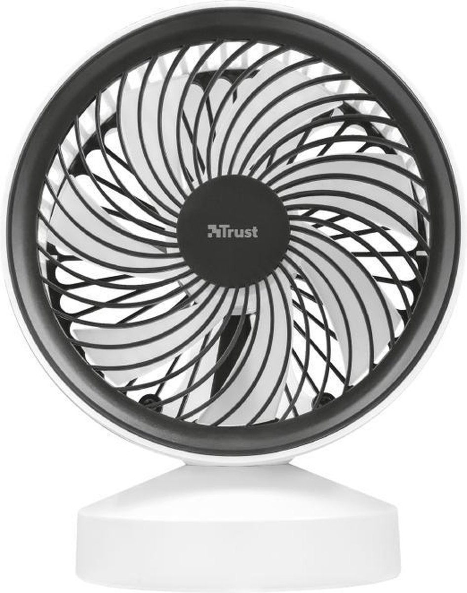 Trust - Ventu | USB Ventilator | 42 dB | Antislipvoet | Veiligheidsrooster | Wit