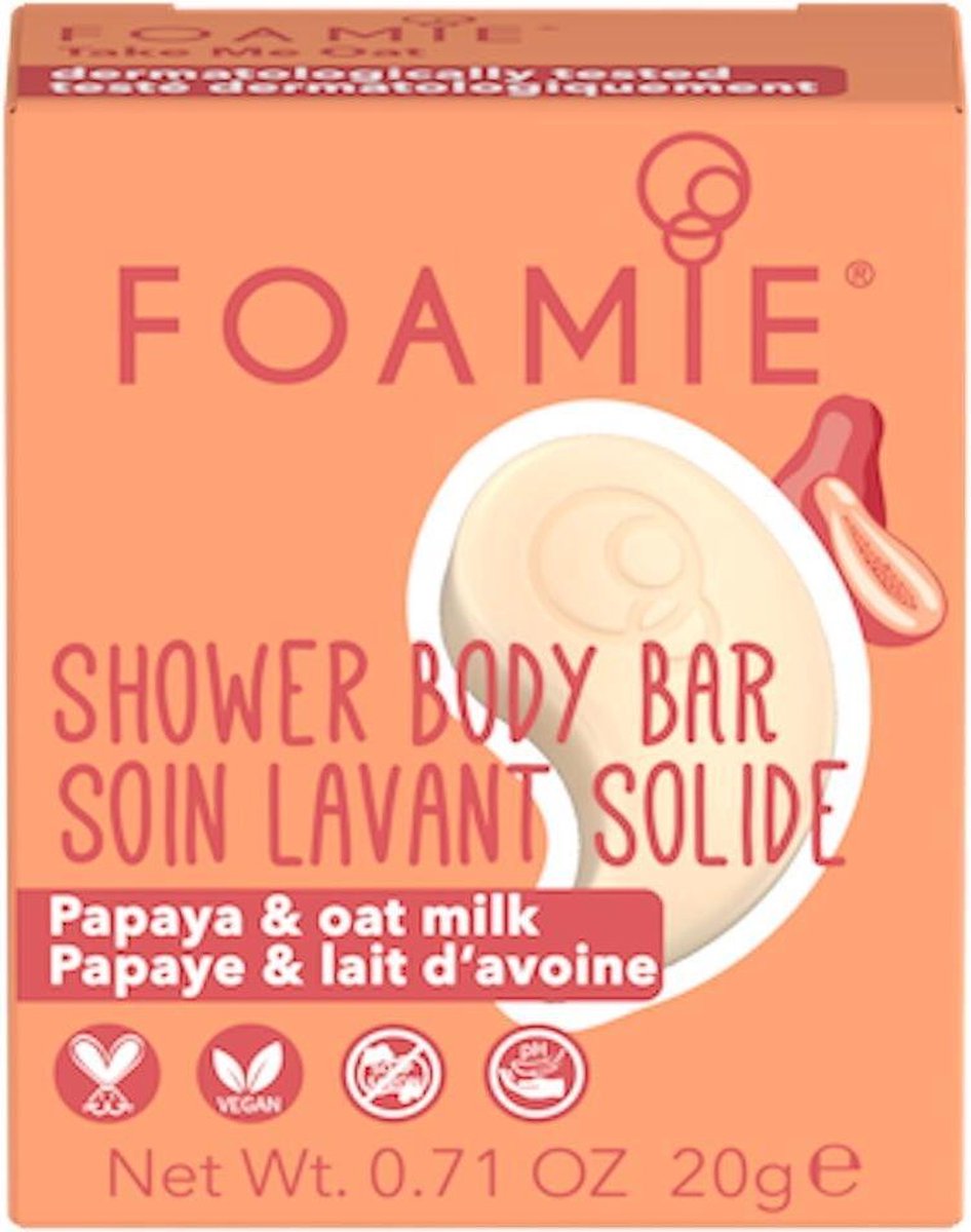 Foamie Body Bar Travel Size Take Me Oat  20gr