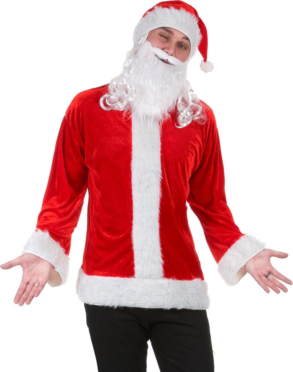 WELLY INTERNATIONAL - Kerstman set kostuum voor volwassenen - XL - Volwassenen kostuums