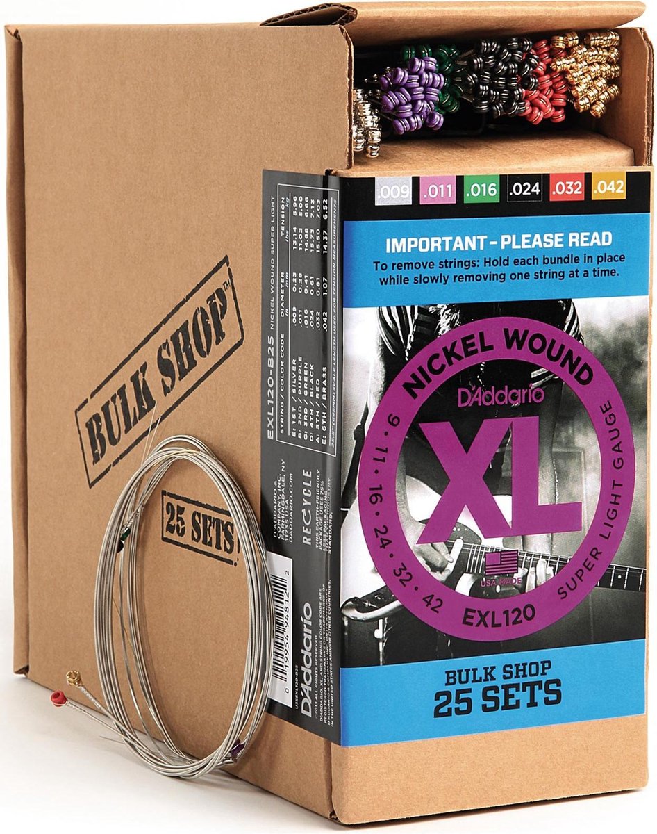 EXL120-B25 09-42 Bulk Shop 25 Sets