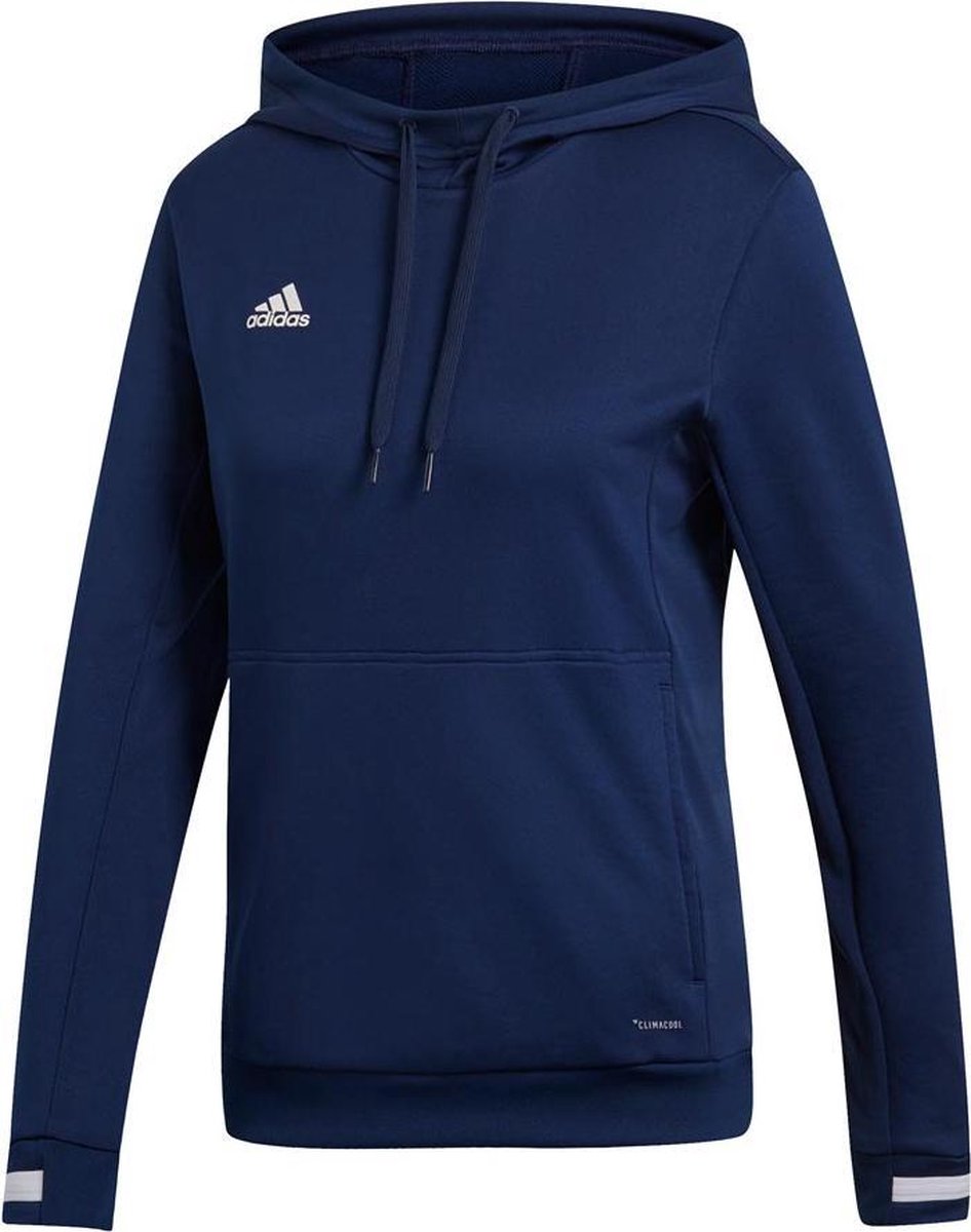 Adidas Team 19 Dames Hoody - Sweaters  - blauw donker - 2XL