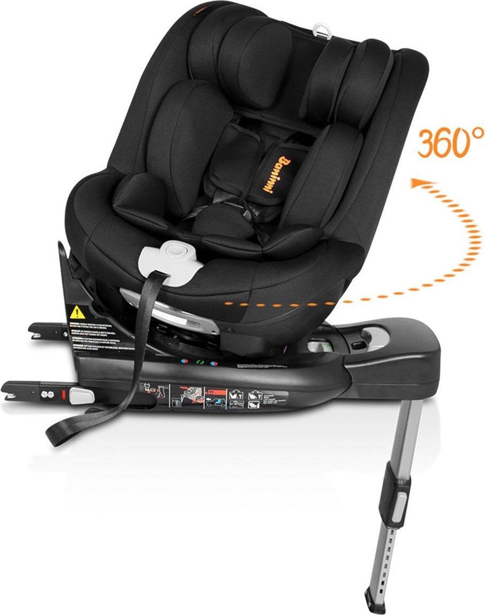 Autostoel Baninni Velio i-Size 360° Zwart (0-19kg)