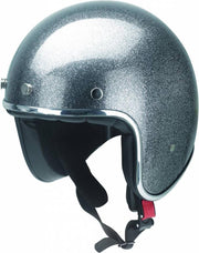 Redbike RB-765 retro jethelm metal flake grey maat XS