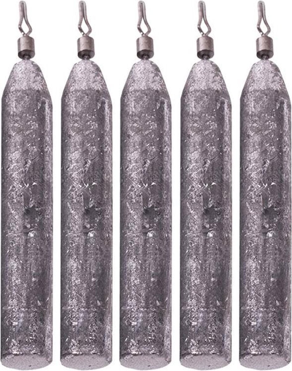 DLT Dropshot Lead - 14g - 5 Stuks - Grijs