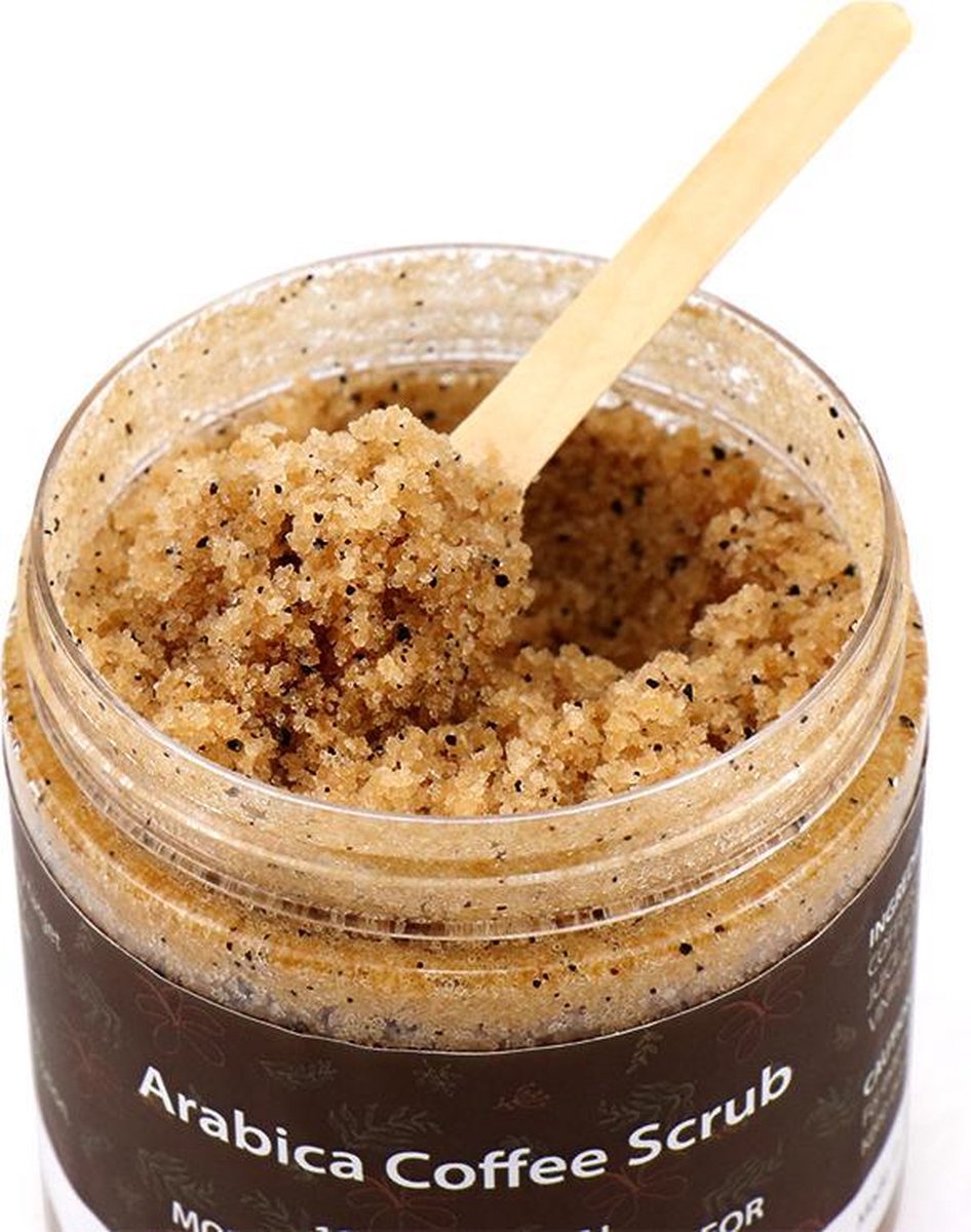 Body scrub - Arabica Coffee - Natuurlijk - Bodyscrub -Scrub - Scrubzout - Scrub gezicht