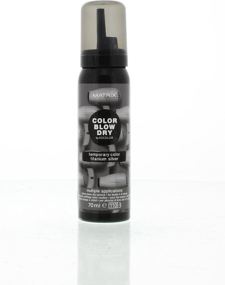 Matrix Haarkleuring Color Blow Dry Temporary Color Titanum Silver