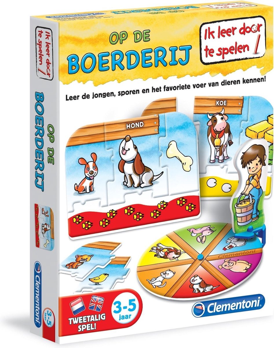Clemenoni ik leer dieren Op De Boerderij   3-5