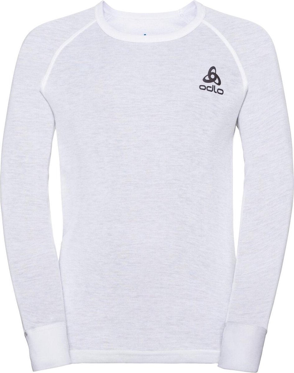 Odlo BL TOP Crew neck l/s ACTIVE WARM ECO KID White - Maat 116