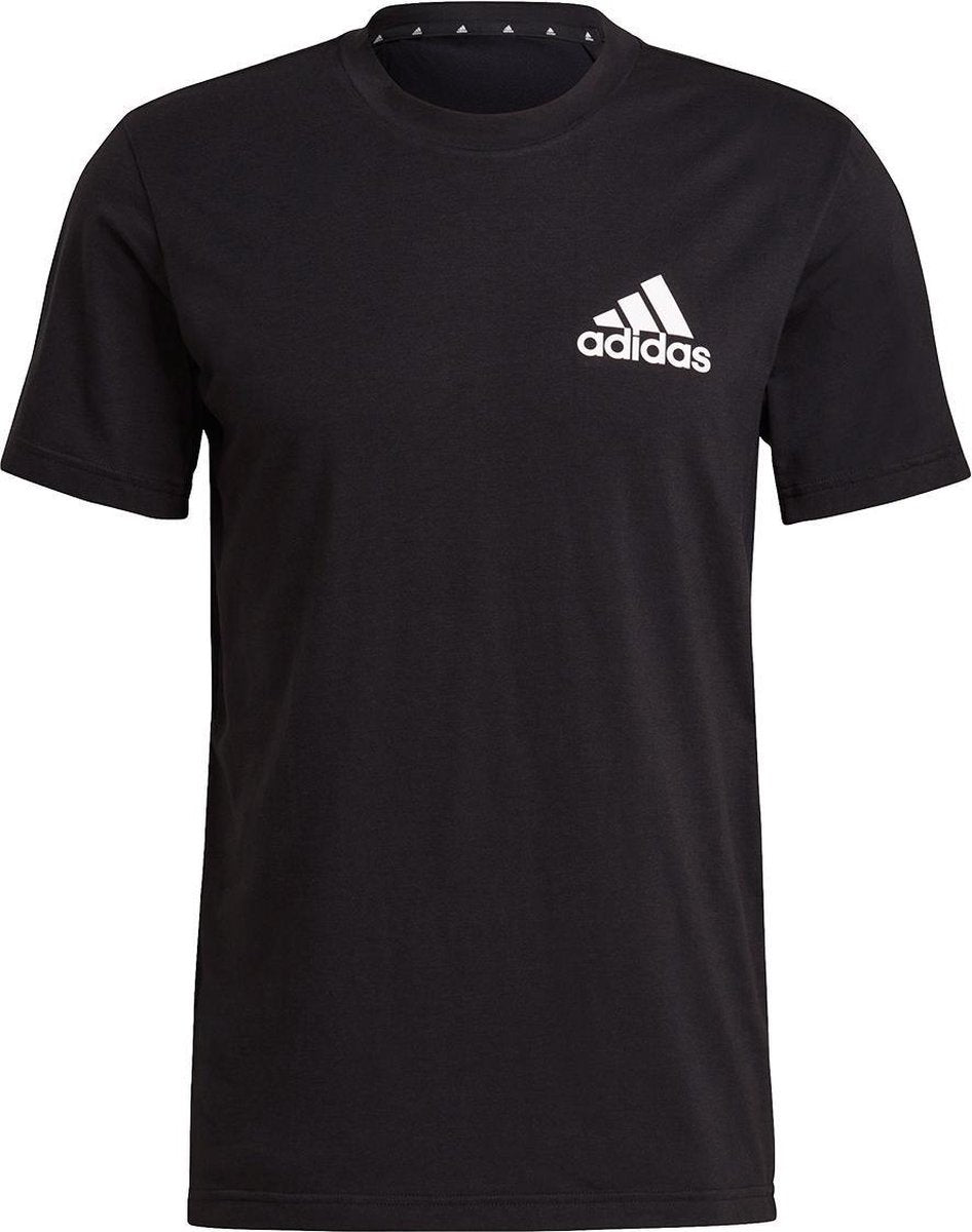 adidas - Motion Tee - Zwart - Heren - maat  L