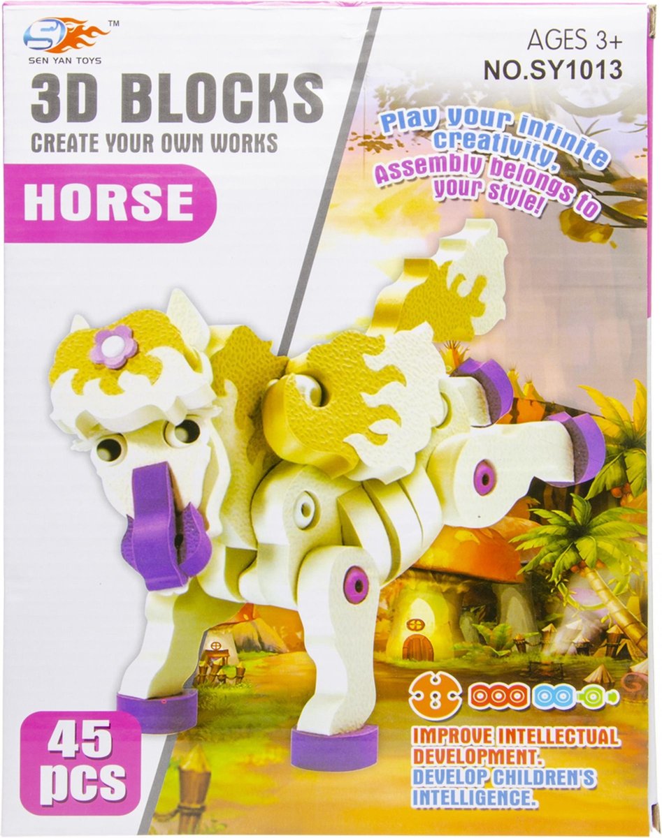 Lg-imports Bouwpakket Paard 45-delig