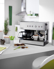 Magimix 11423 Espresso & Filtre Automatic - Mat Chroom - Espresso - Filterkoffie - 19 Bar - Brita filter