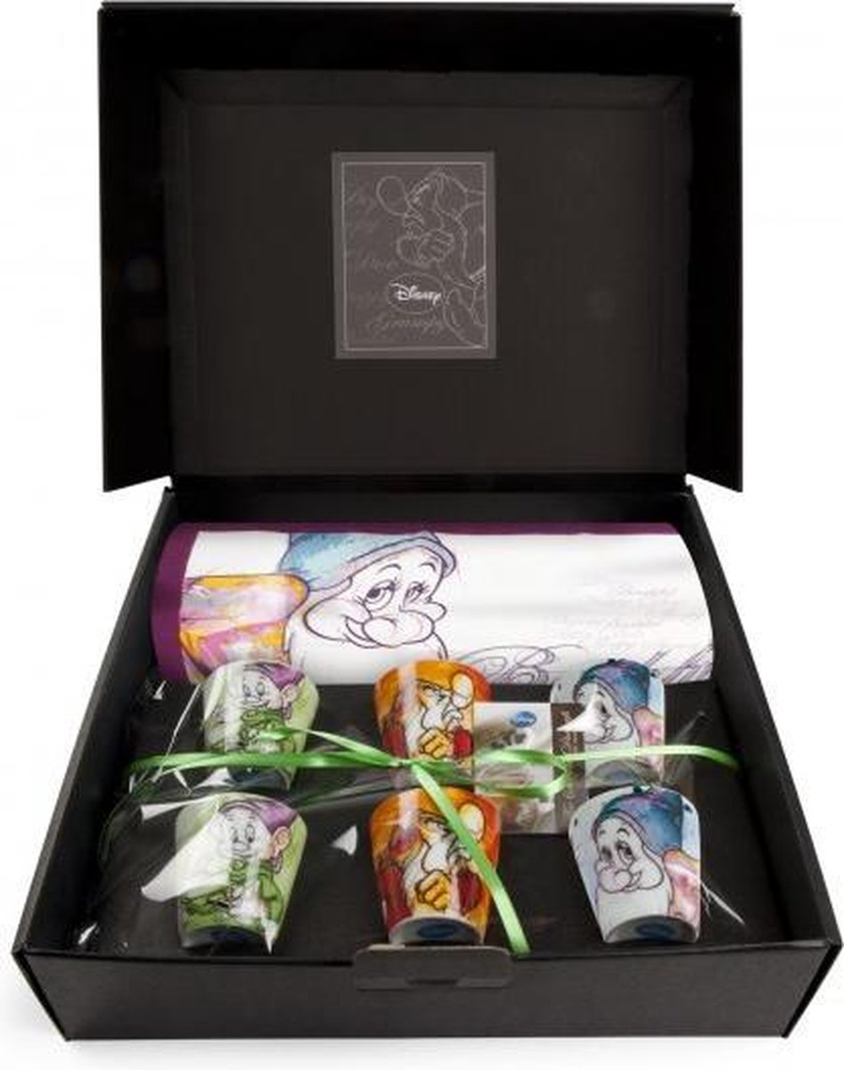 Disney cadeauset 18 espresso shots 6 stuks + onderlegger