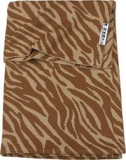 Meyco Zebra wiegdeken - 75x100cm - Camel