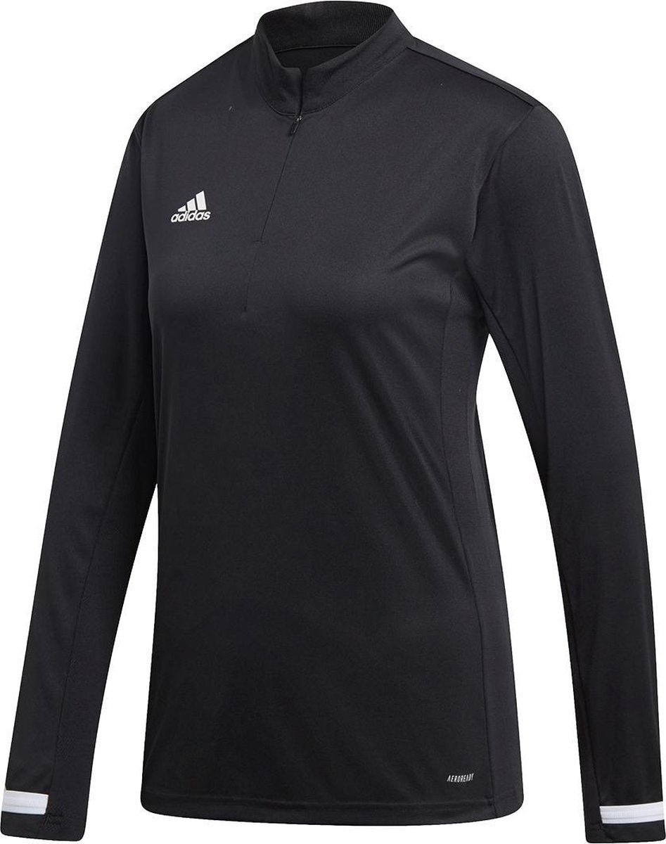 adidas T19 1/4 Longsleeve Dames - Zwart - maat XS