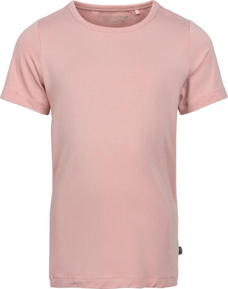 Minymo T-shirt Bamboo Meisjes Viscose Roze Maat 98