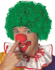 Super hair pruik groen