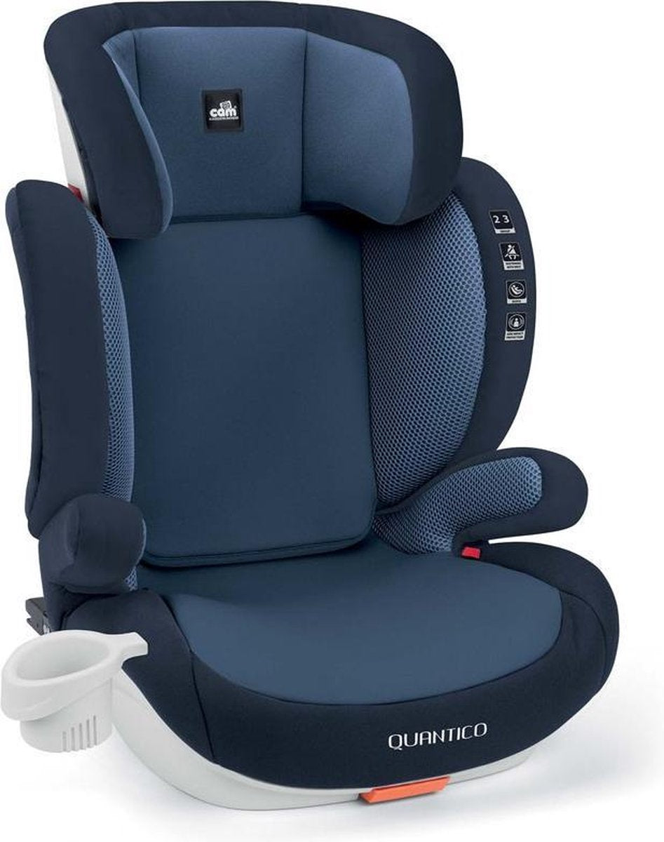 CAM Quantico Car Seat - Autostoel - BLU - Made in Italy