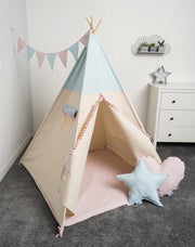 FUJL - Tipi Tent - Speeltent - Wigwam - kinder tipi - Set Spring - Inclusief asseccoires
