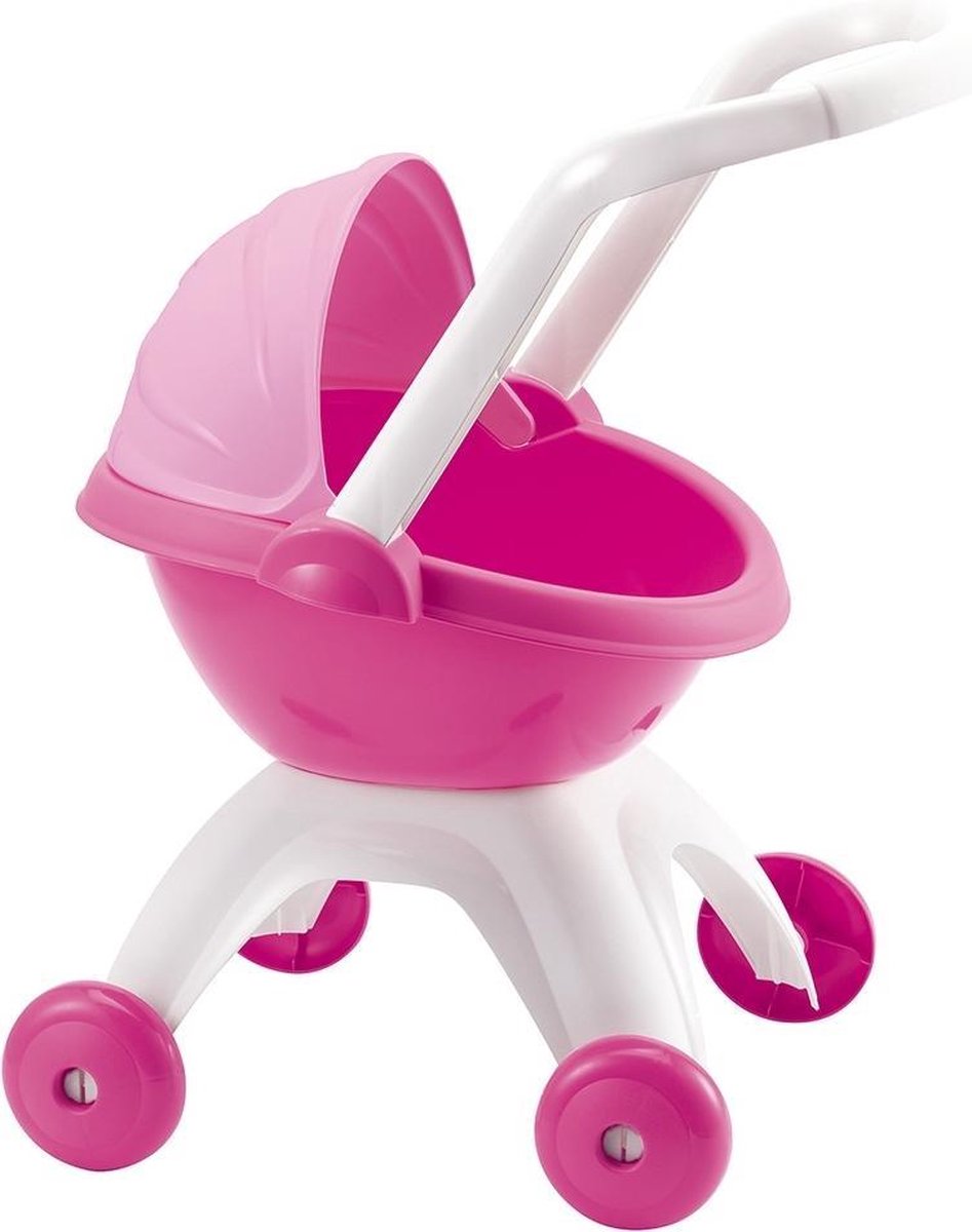 écoiffier Poppenwagen Nursery 51 Cm Roze