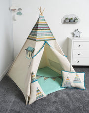 FUJL - Tipi Tent - Speeltent - Wigwam - kinder tipi -  Set Indian - Inclusief accessoires